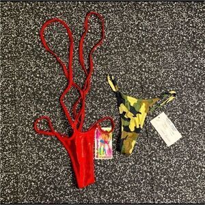 Colorful thongs
